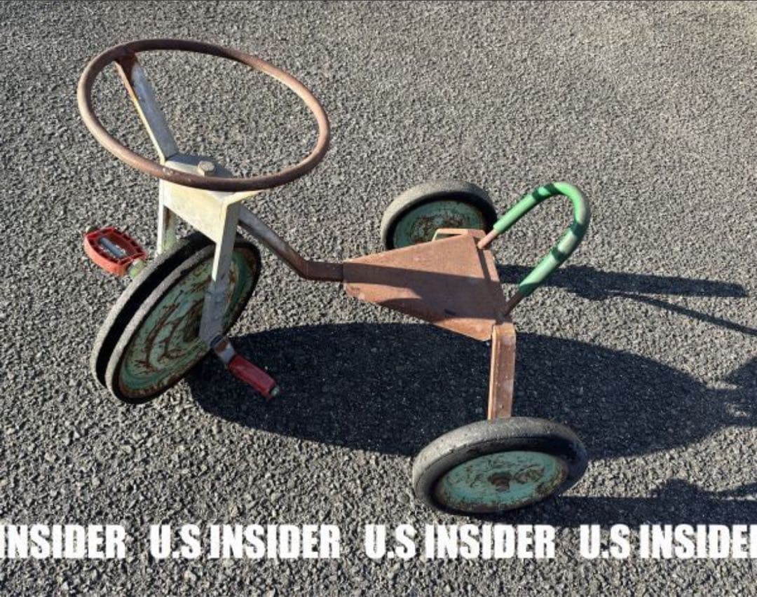 SP・セール‼︎ 鉄製三輪車■アメリカンヴィンテージ■大型73cm