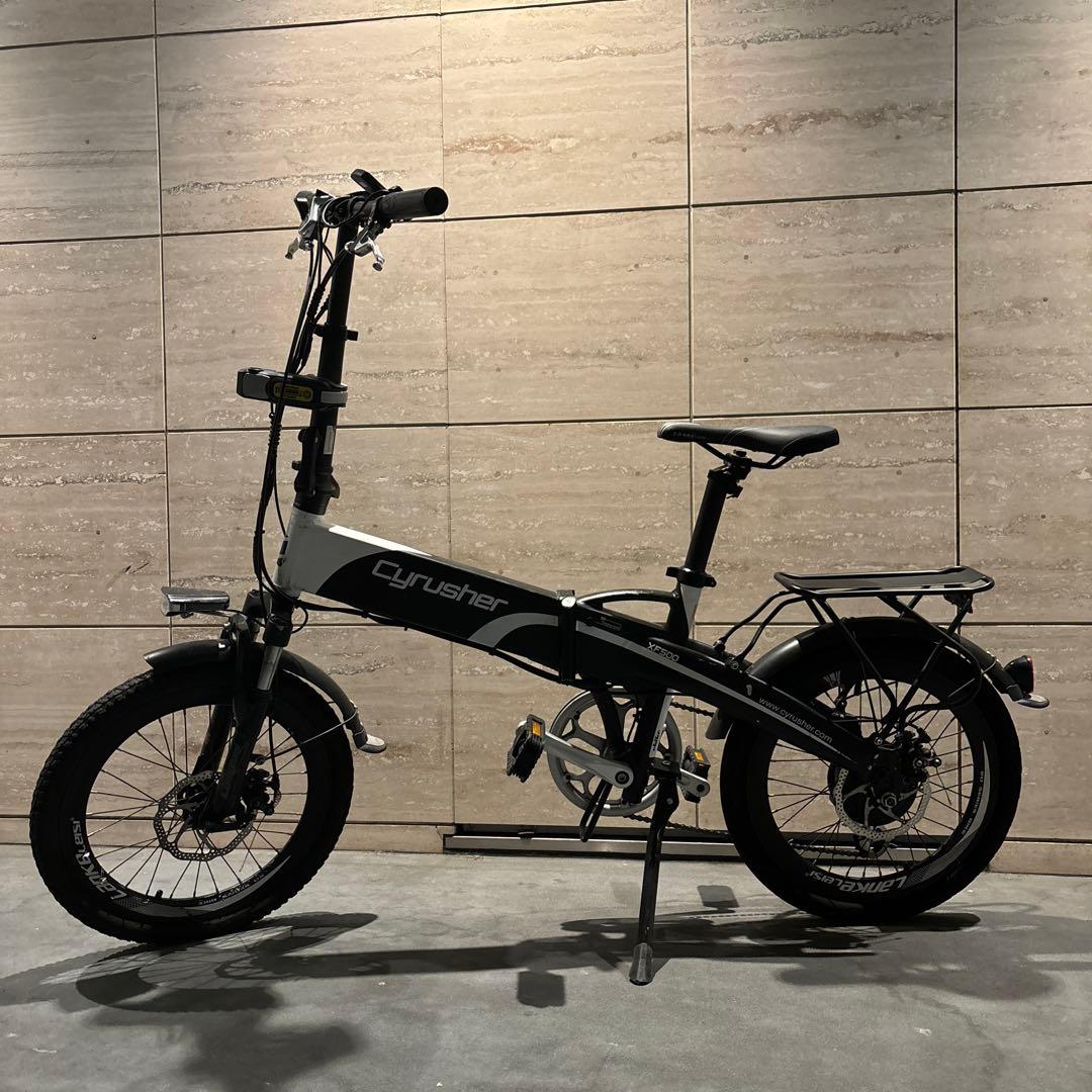 cyrusher 電動自転車 XF500 折り畳み電動自転車 400W