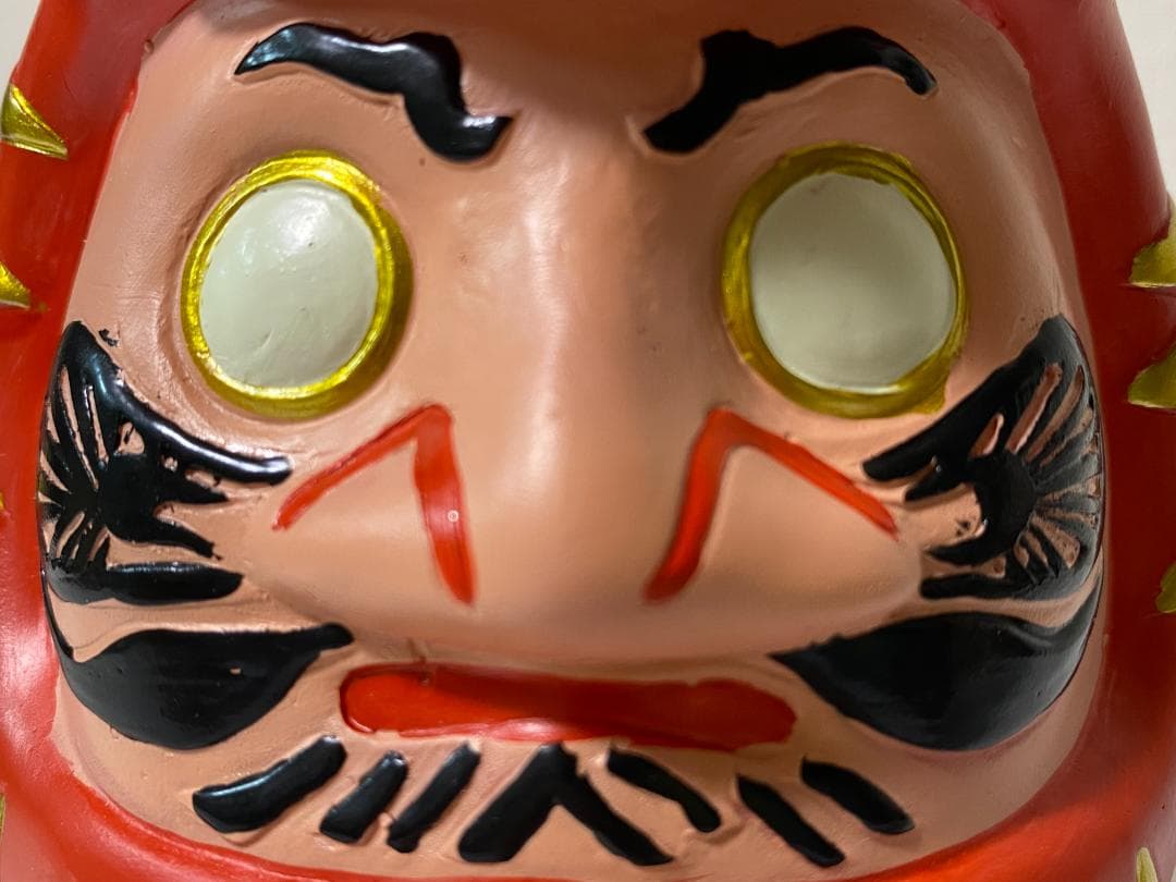 新品 現代美術二等兵 悪 ぐれダルマ 達磨 貯金箱 リーゼントの不良ダルマ 箱入