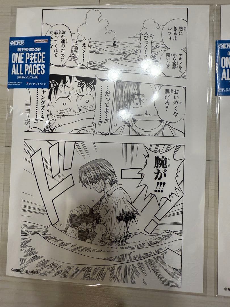 ONE PIECE ALL PAGES 3枚set シャンクスルフィ