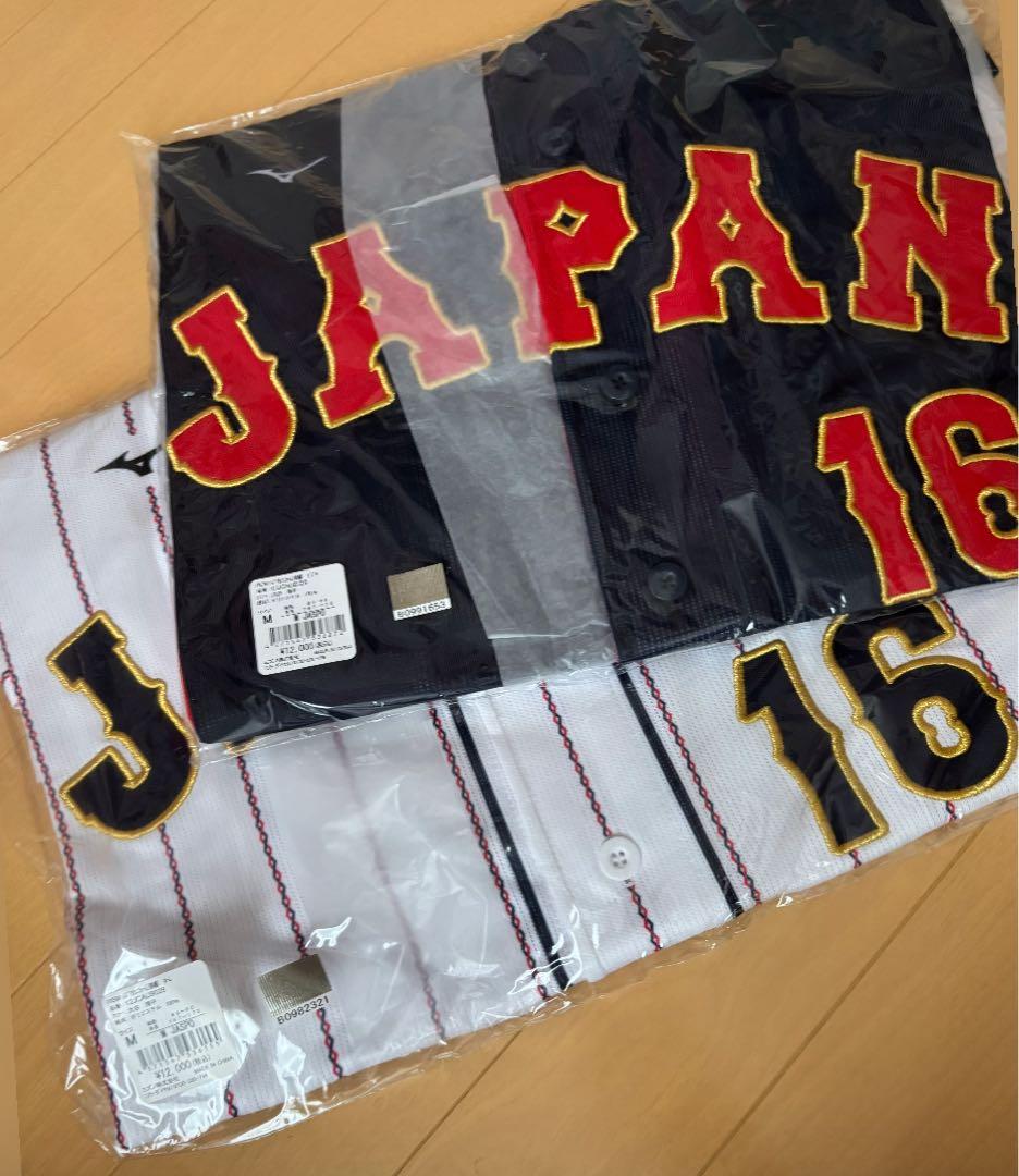 2023年WBCレプリカユニフォーム（ホーム） 16大谷翔平Mサイズ 2点セット