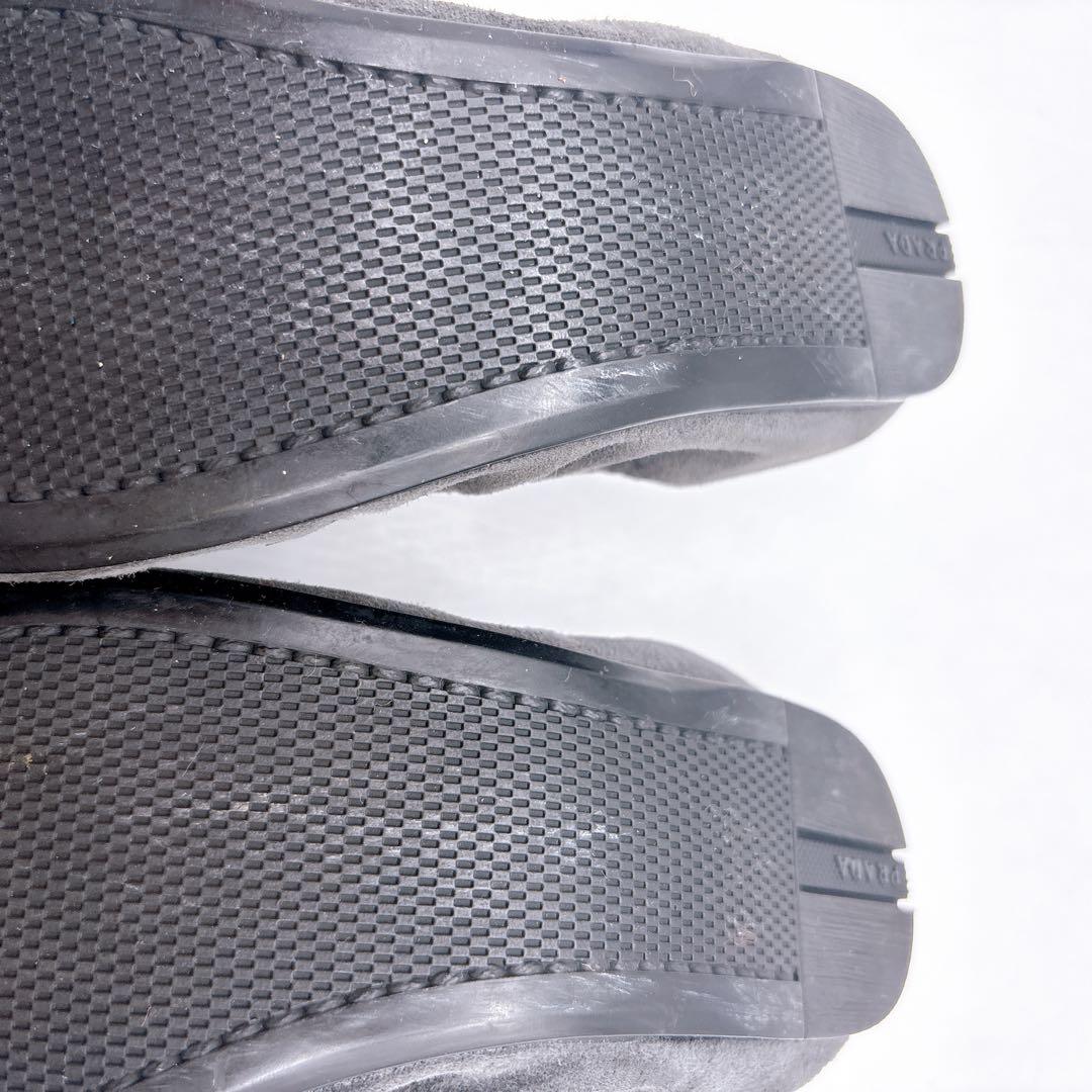 PRADA SPORT F5228 スエード リボン バレエ シューズ 36