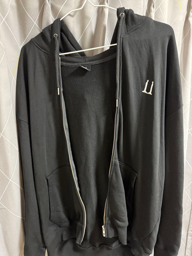 アイドル G-DRAGON Ubermensch Hoodie Zip-Up Black