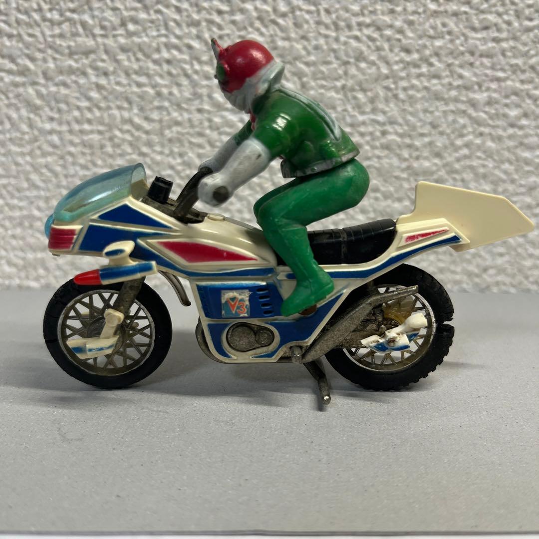 ⚠️レア　2期　仮面ライダーV3 　ハリケーン号　超合金　　当時物　ポピニカ