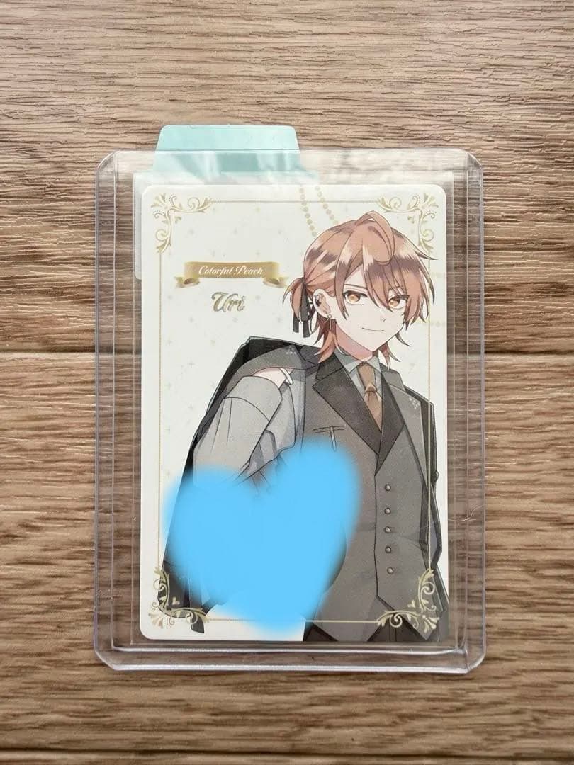 カラフルピーチ　未使用　うり　Uri サイン入りカード　ぷぴぱ