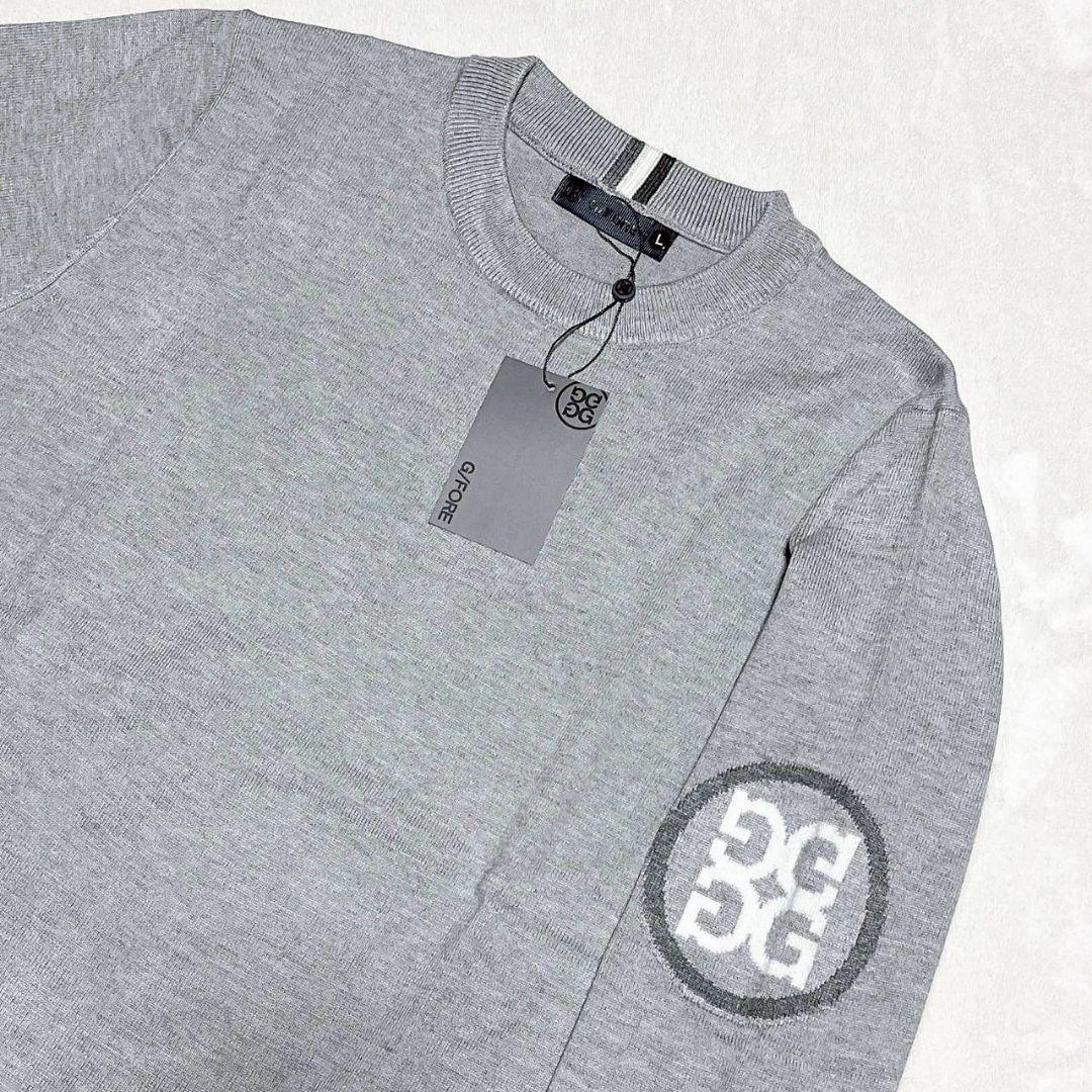 新品　G/FORE　ジーフォア　ゴルフ　セーター　ライトグレー　M　メンズ