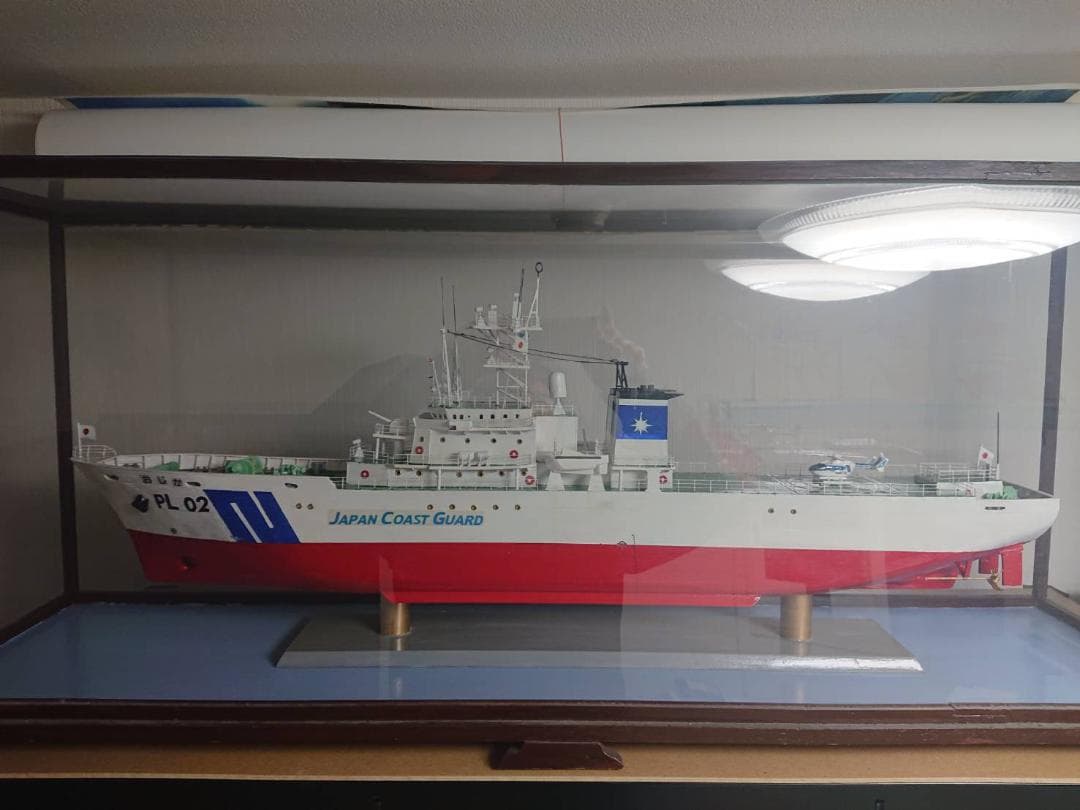 ★早期値交渉すれば心揺れます　手製 船舶模型　海上保安庁巡視船　おじか型