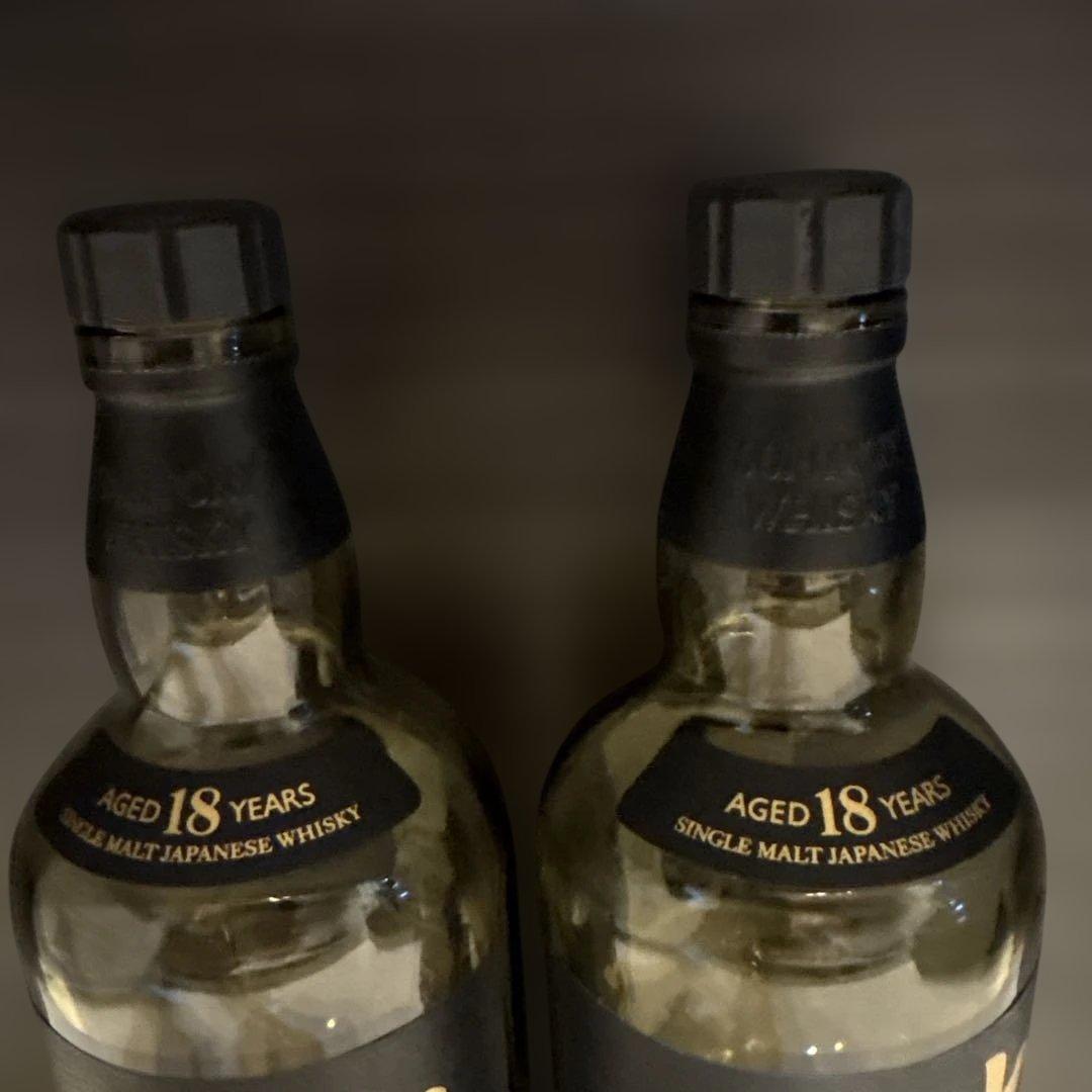 サントリー山崎18年空瓶2本