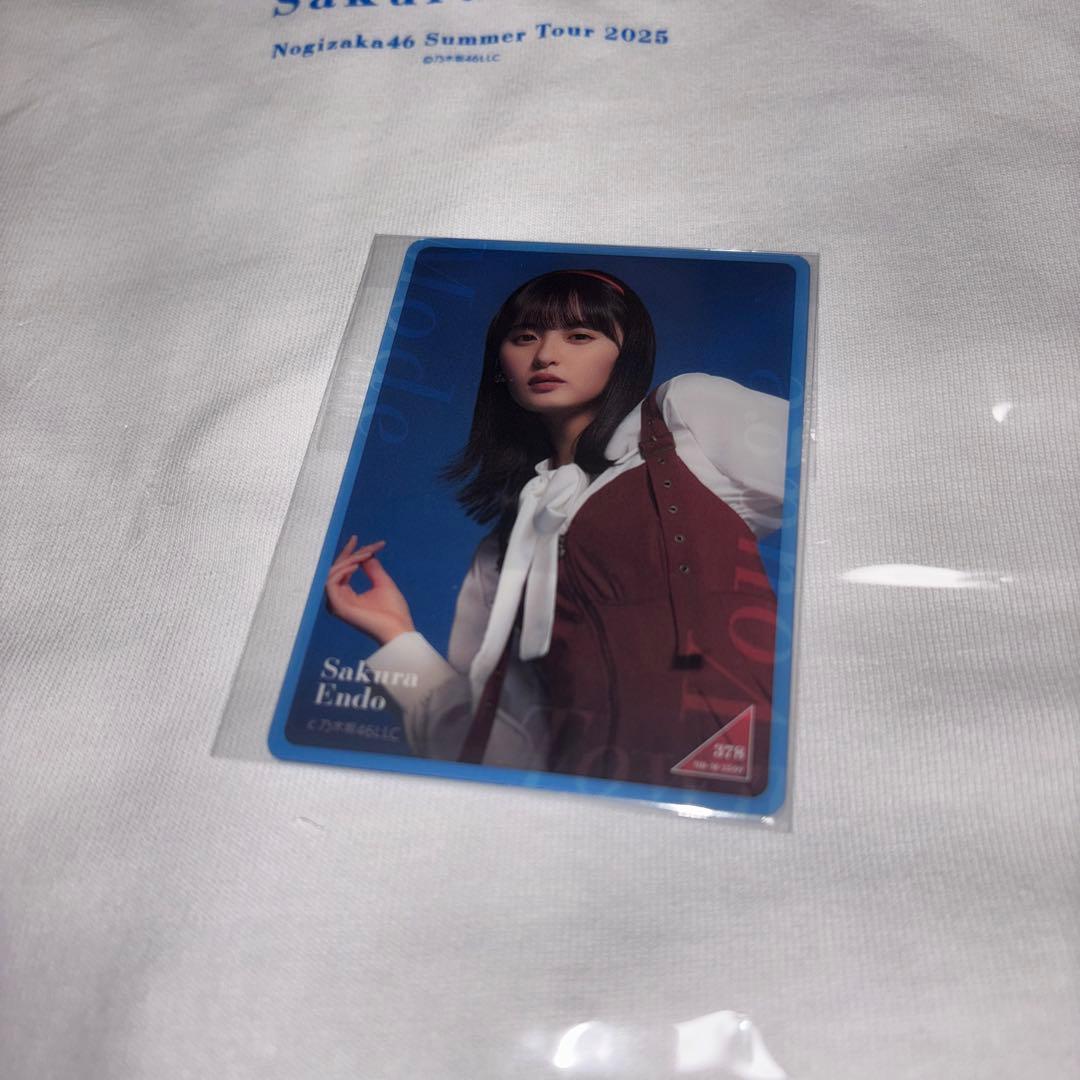 乃木坂46 ModeVoyageTown S賞Tシャツ 遠藤さくら＆B賞モバカ