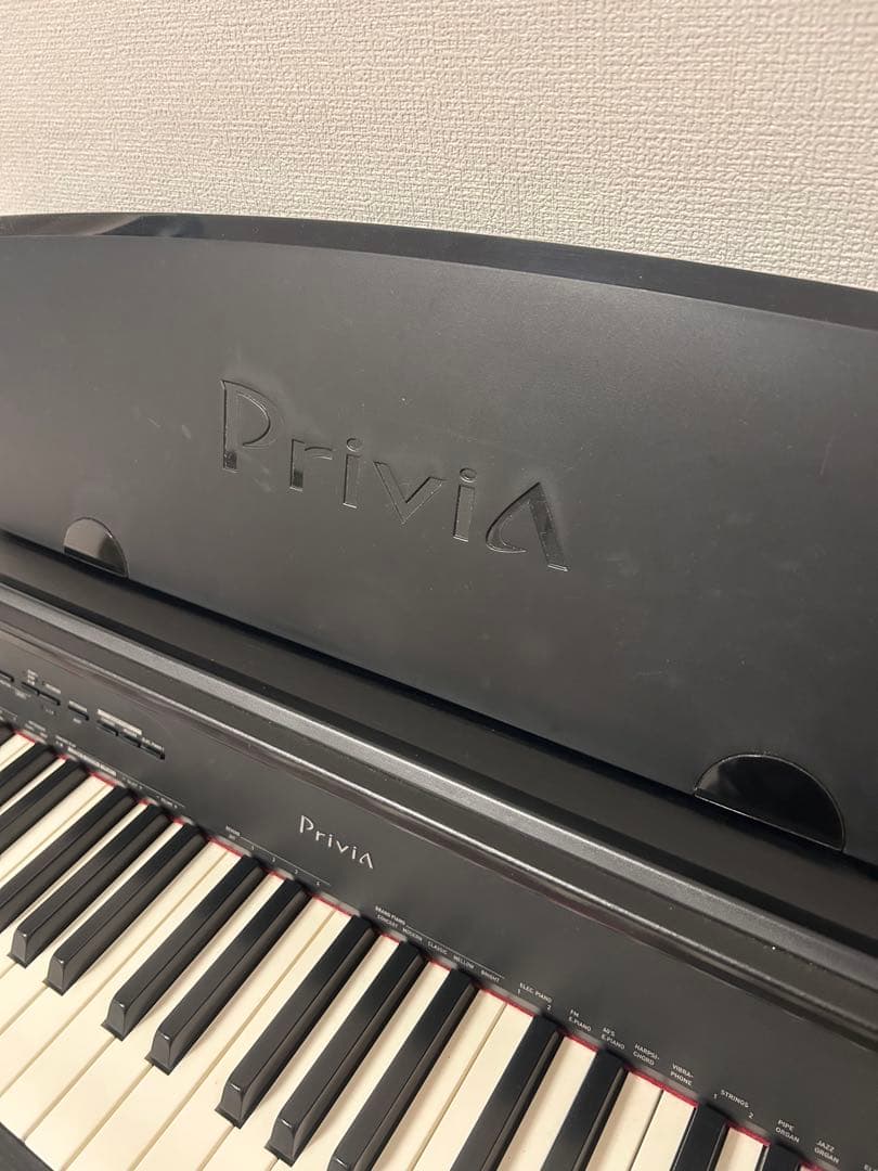 CASIO Privia デジタルピアノ ブラック　動作確認済み おまけ付き