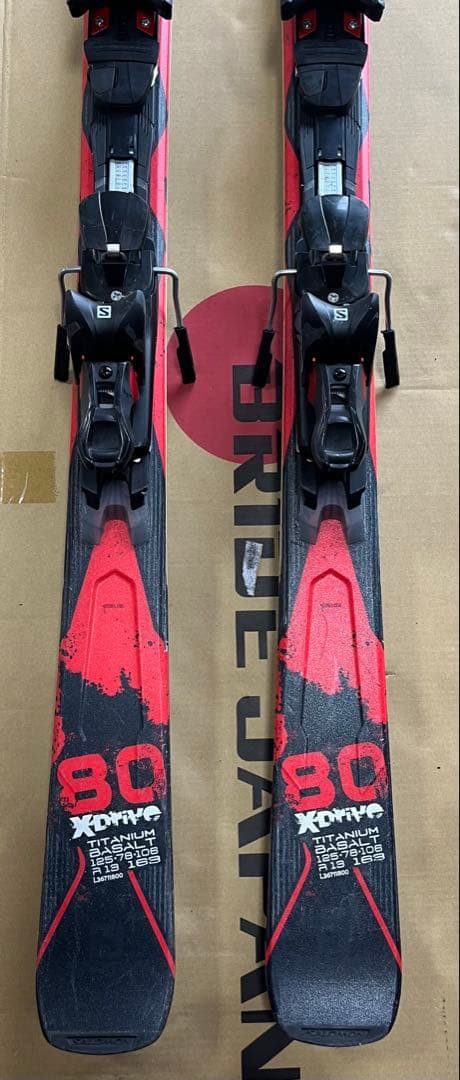 SALOMON スキー板 xdrive 中古品 163センチ
