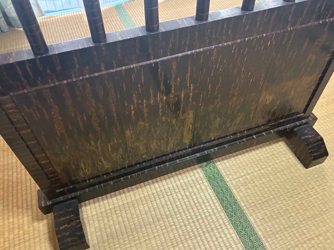 秋田の伝統工芸　桜樺材の衝立（ついたて）