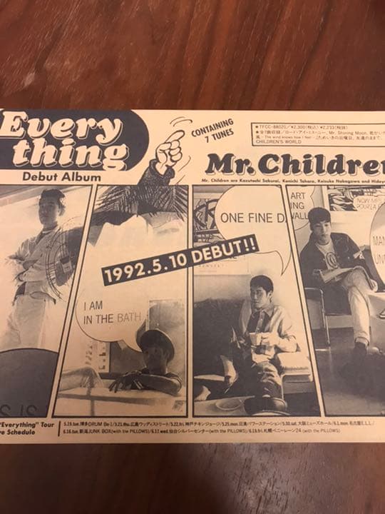 【早い者勝ち限定1枚】ミスチル チラシ everything