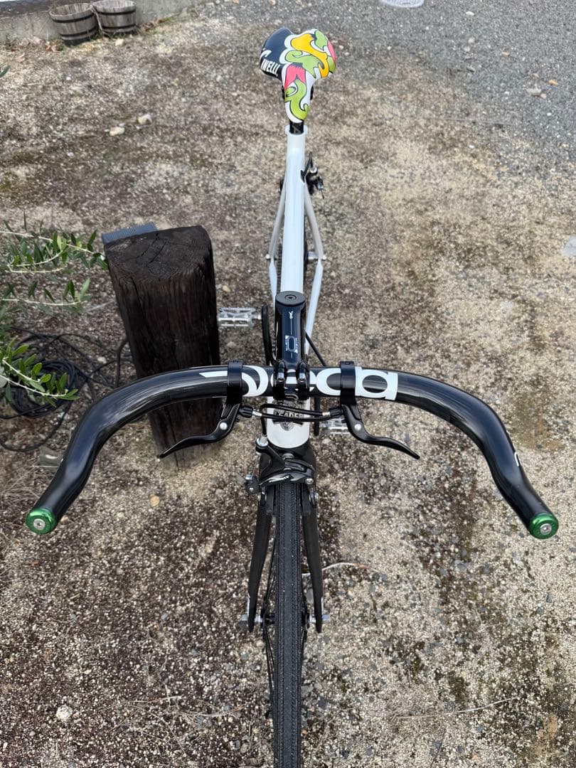 ※週末限定割引中❗️LEADERBIKE 735 ホワイト ピストバイク　Mサイズ