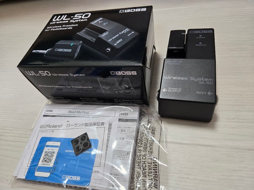 【美品】BOSS WL-50 ワイヤレスシステム