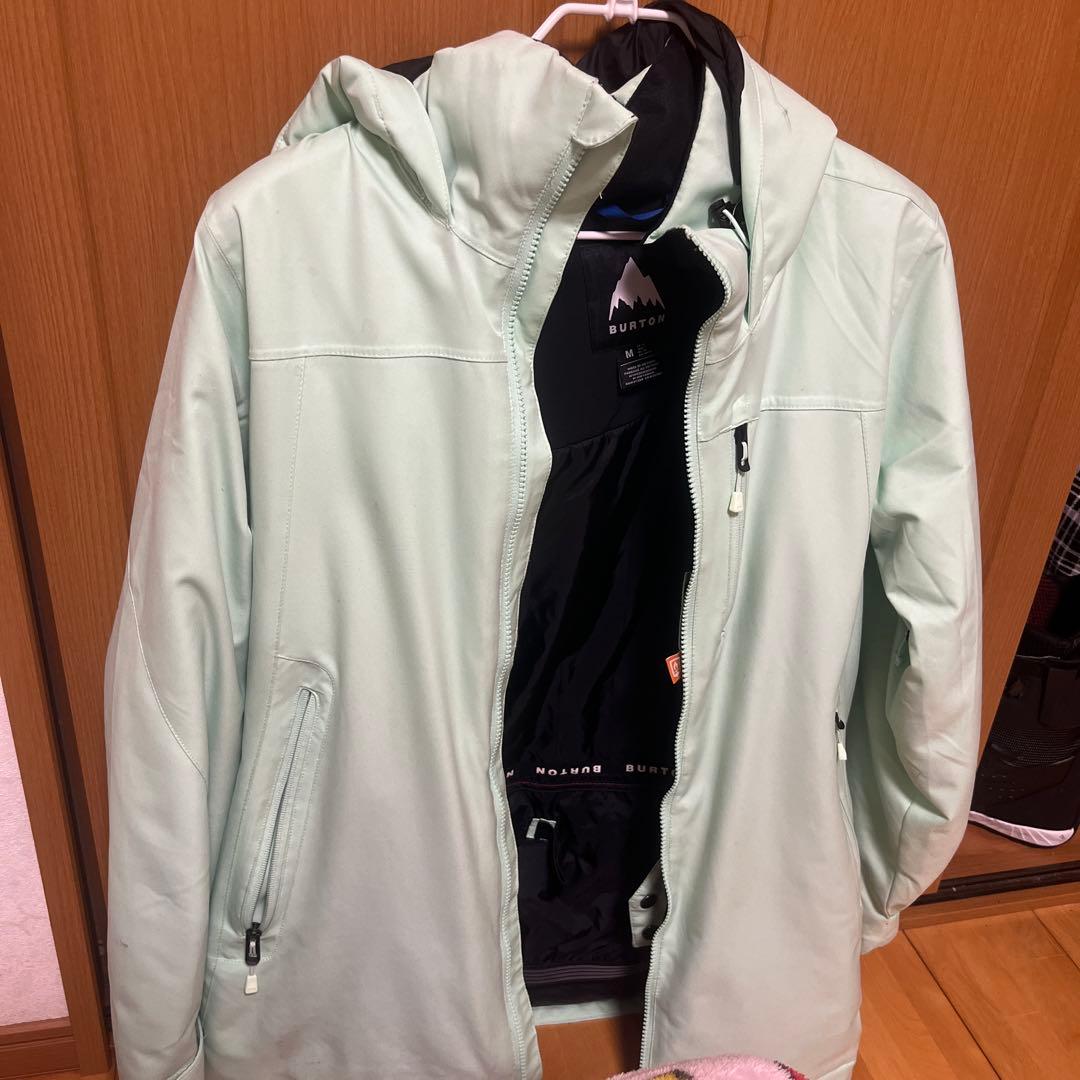 Burton フード付きスノーボードウェア ミントグリーン