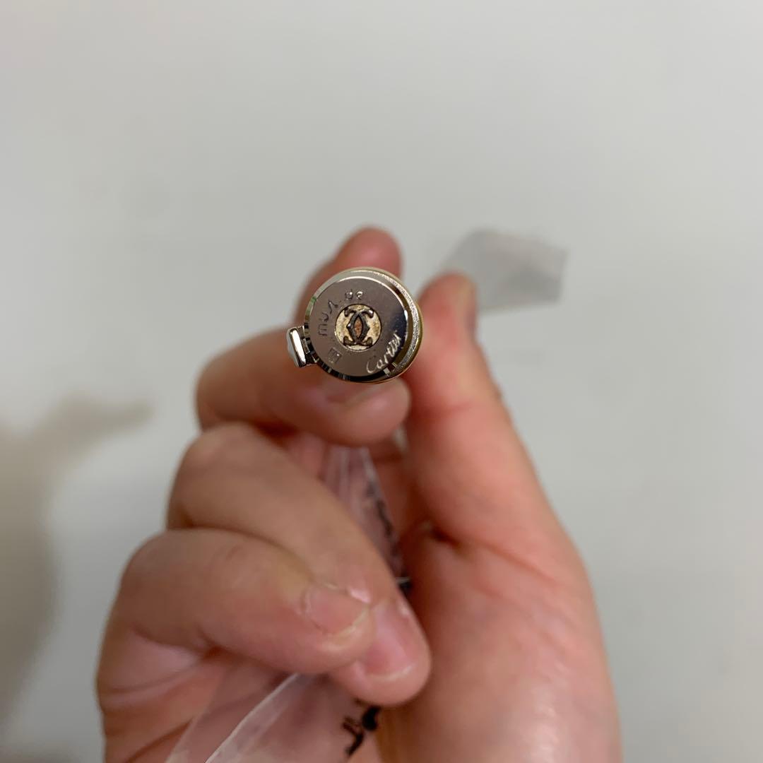 カルティエ 万年筆 ペン先 18K 750 刻印 シルバー ゴールド