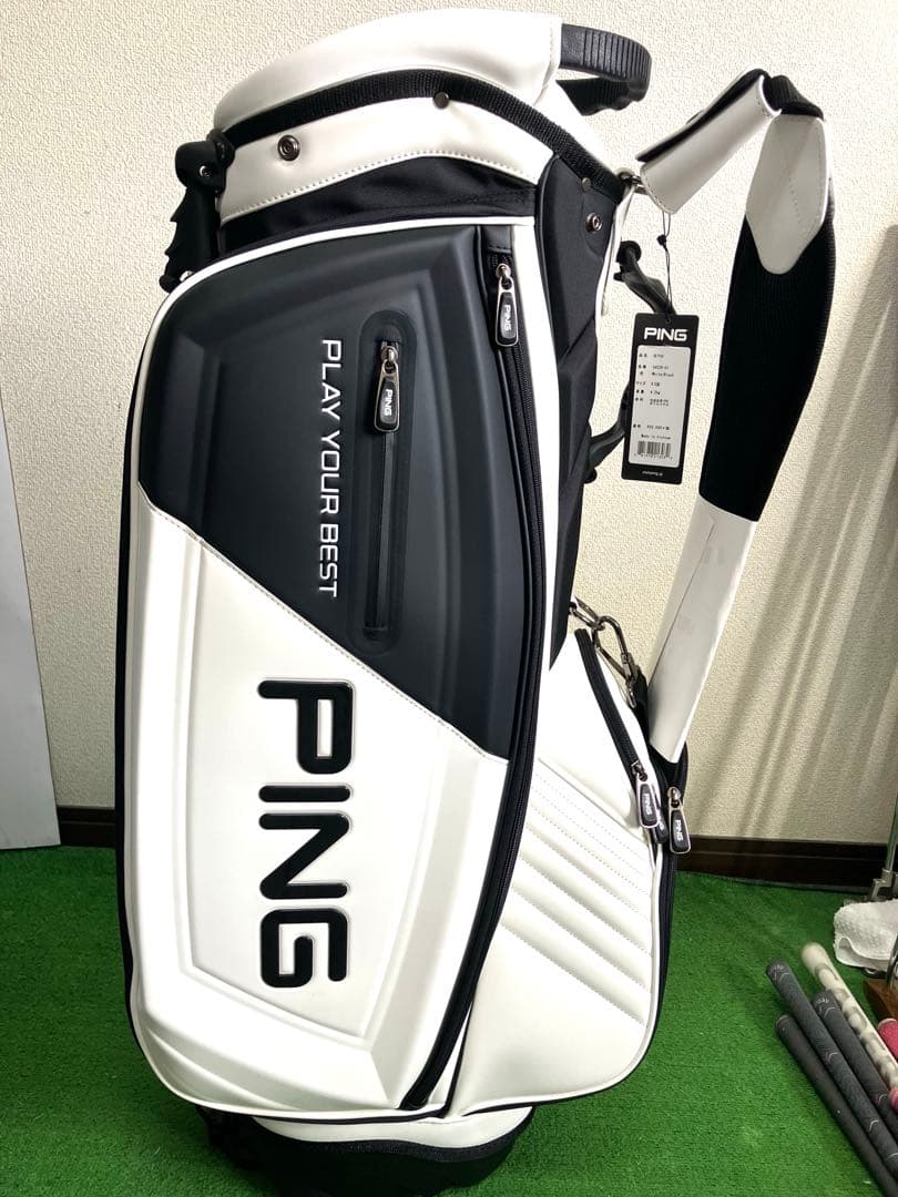 《渋野日向子 直筆サイン》PING キャディバッグ　未使用