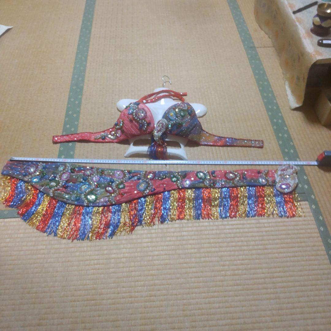 ベリーダンス エジプト製マルチカラー オリエンタルブラ ベルト