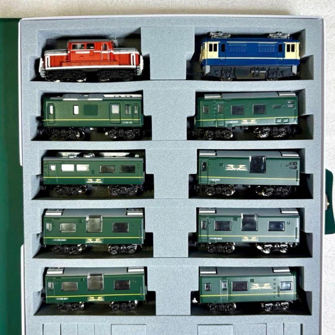 Bトレイン 特別なトワイライトフル編成＋DD51＋EF65 N化 機関車動力化