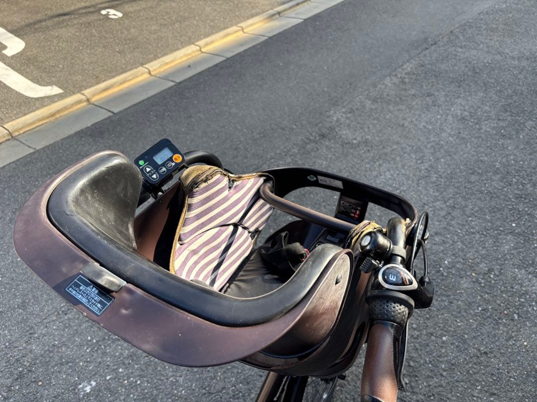 Panasonic 電動アシスト自転車 チャイルドシート付き12ah