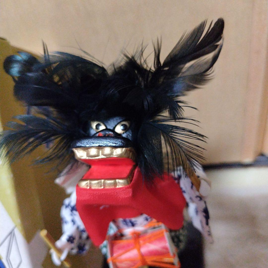 通商産業大臣賞受賞 雲濱獅子舞人形 レトロ 希少