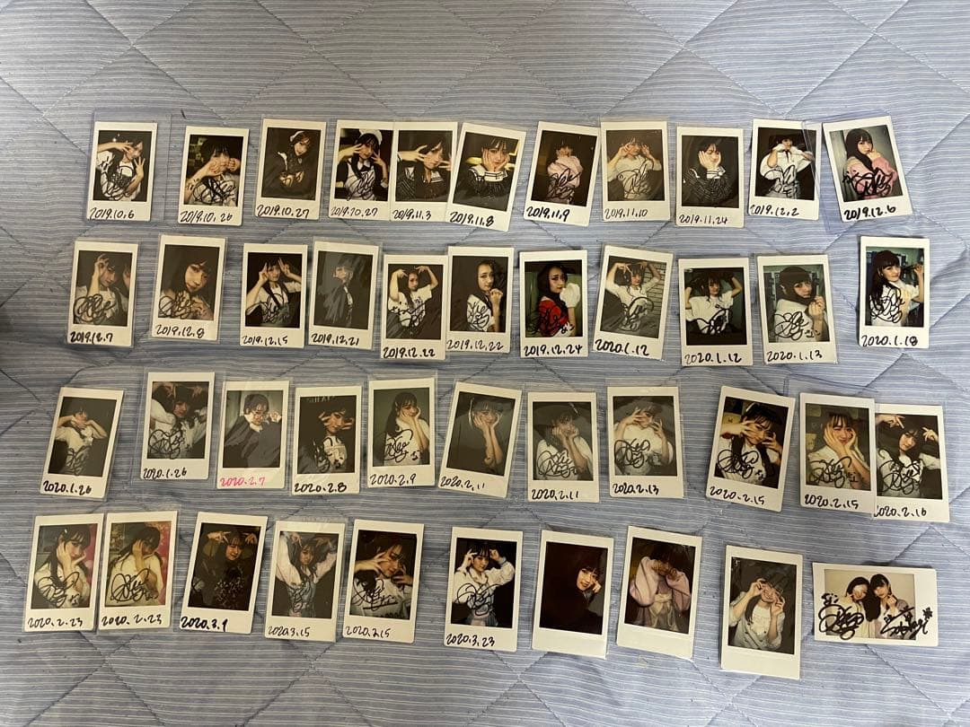 ひらがなかみやど 石綿なこ（現ベイビークレヨン 石綿日向子）ソロチェキ＆生写真