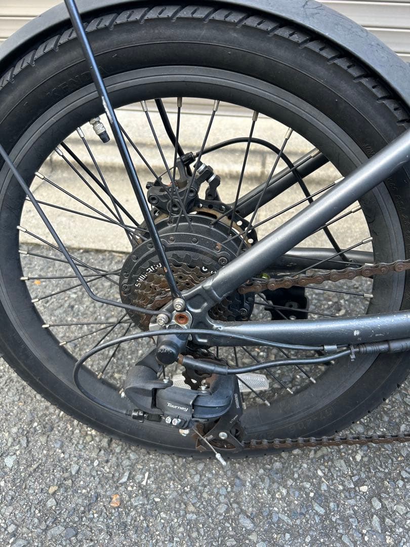 EENOUR C4電動アシスト自転車　折りたたみ　折り畳み　JK 女子高生　大阪