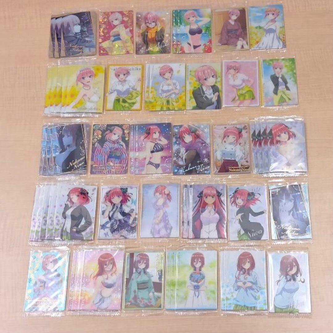 ❶未開封あり 五等分の花嫁 ウエハースカードなど SP 大量 まとめ売り
