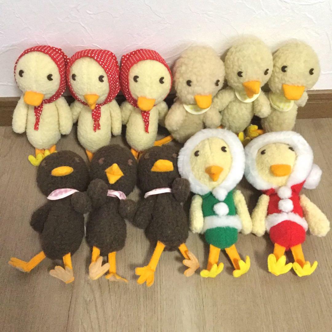 【激レア★】GLADEE ひよこぬいぐるみ 11匹 まとめ売り グラディー