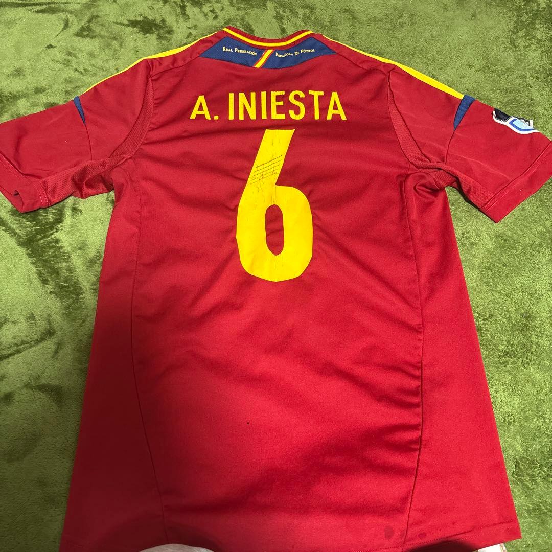 UEFAEURO2006のスペイン代表ユニフォーム（イニエスタ選手）