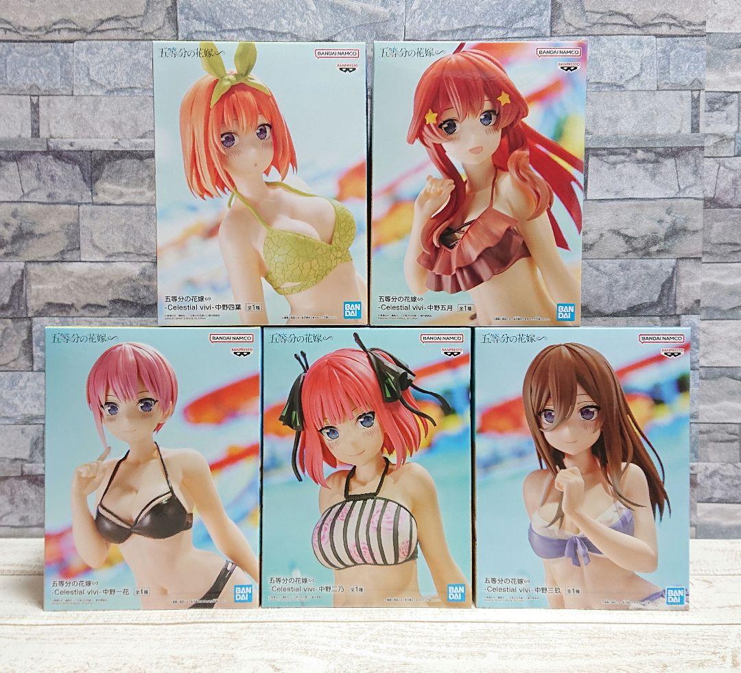 五等分の花嫁 Desktop 美少女フィギュア　一花　二乃　三玖　四葉　五月