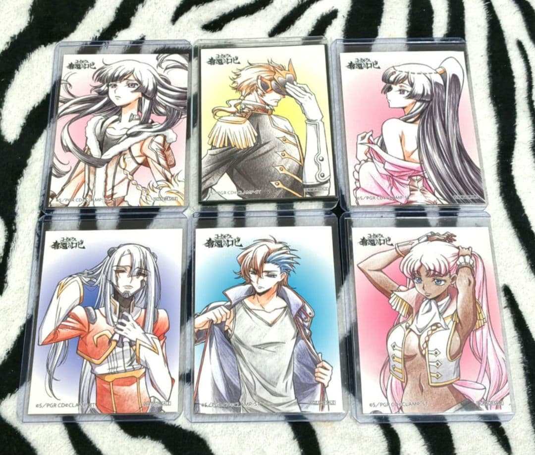 コードギアス 奪還のロゼ 入場者特典 ステッカー 6種② カードケース保管