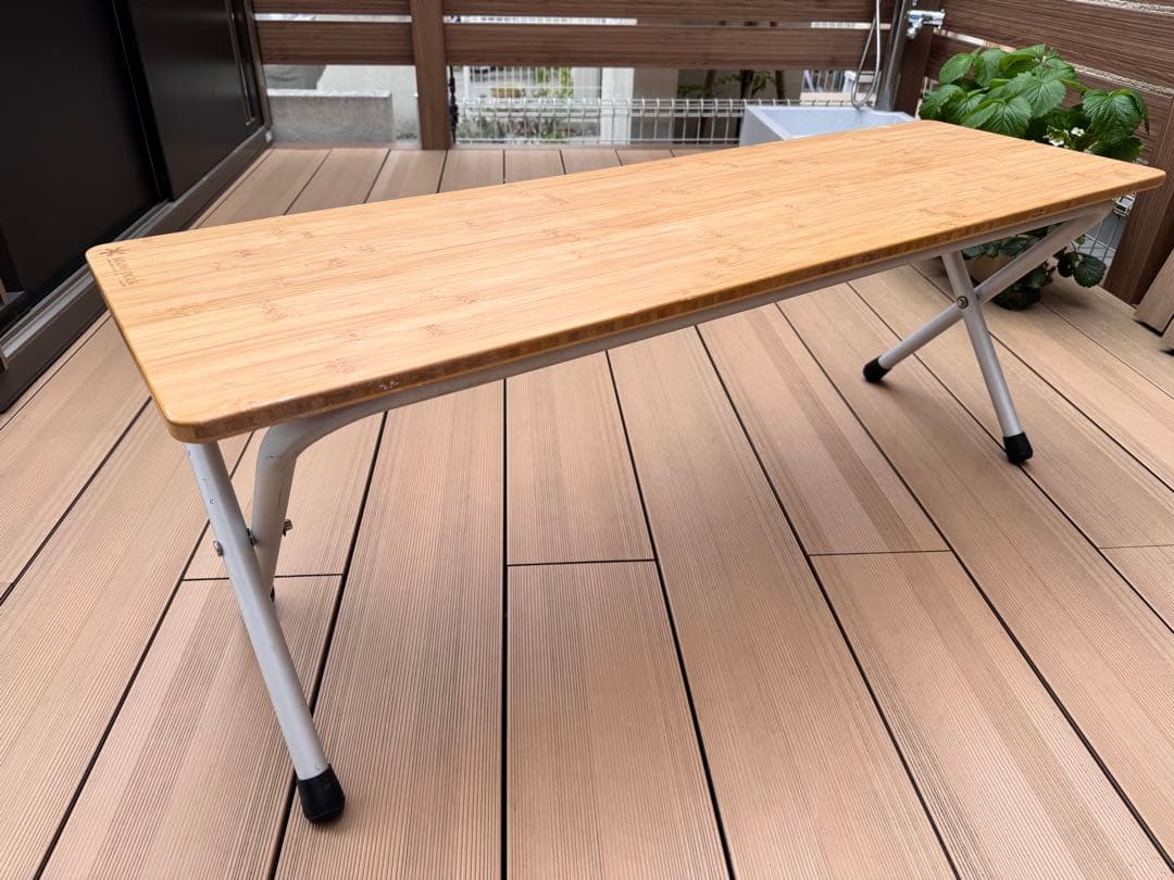 フォールディングシェルフ ロング竹　スノーピーク　peak