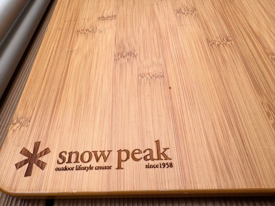 フォールディングシェルフ ロング竹　スノーピーク　peak