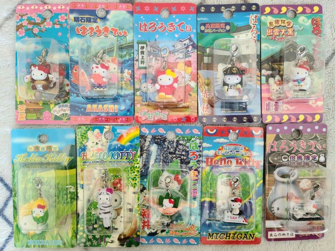 ハローキティ ご当地キティ ストラップ まとめ売り 82点