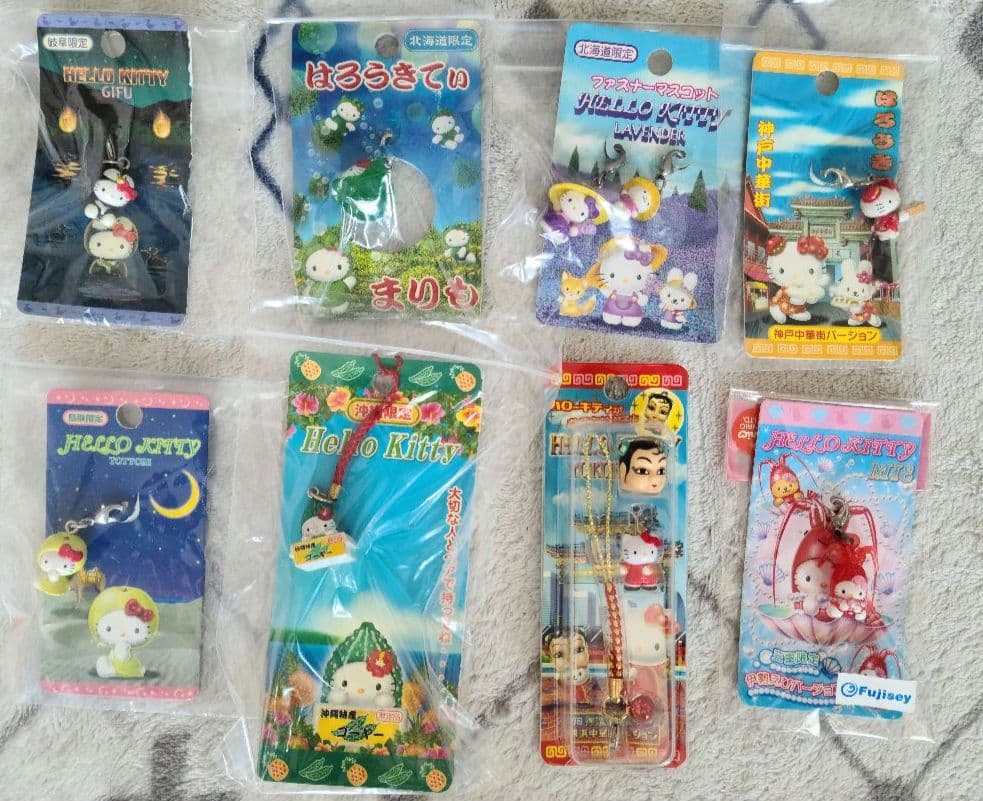 ハローキティ ご当地キティ ストラップ まとめ売り 82点