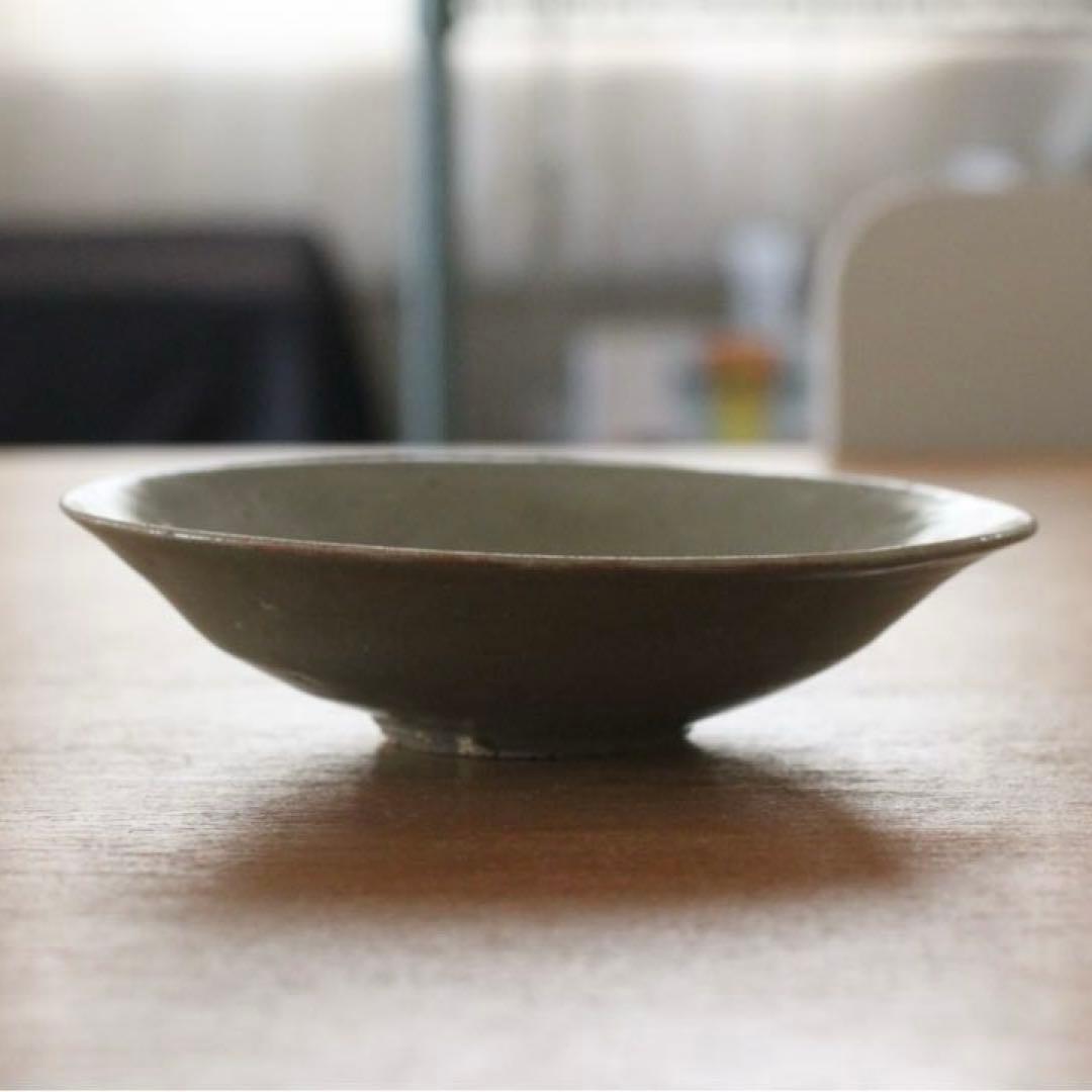 高麗青磁の中皿　骨董　古道具