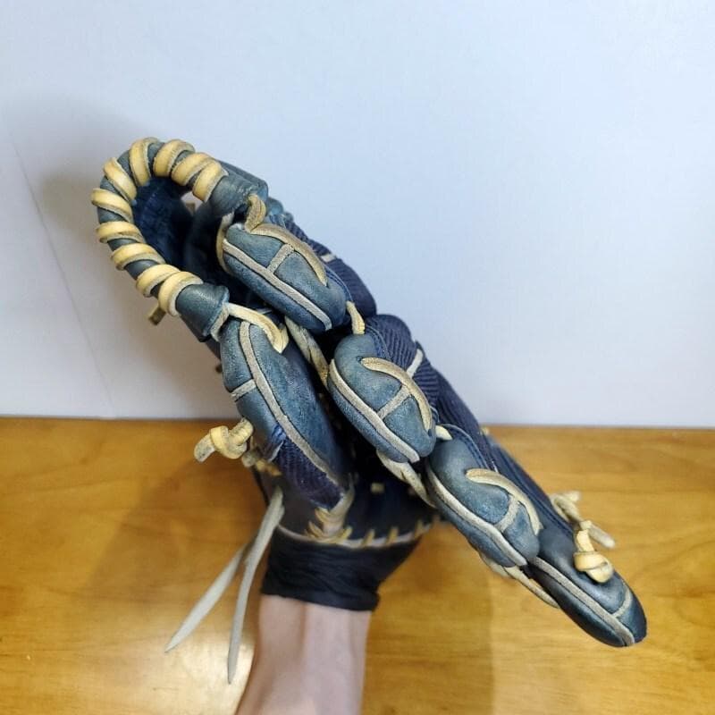 ミズノ タフィローズモデル 限定品 Mマークラベル 激レア 外野用 軟式グローブ