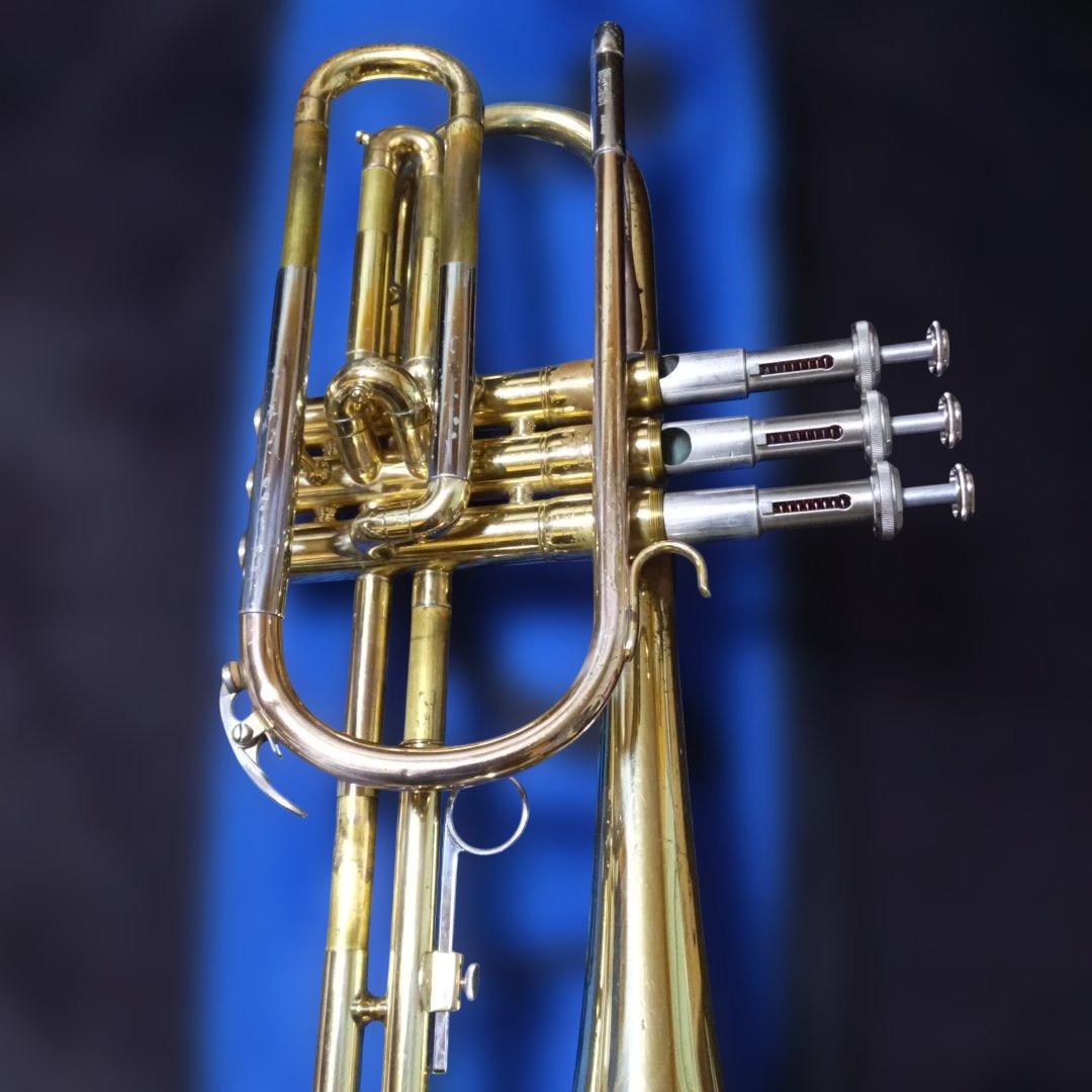 ヤマハ ロングコルネット本体 YCR−2310 社外ケース ボトムキャップ