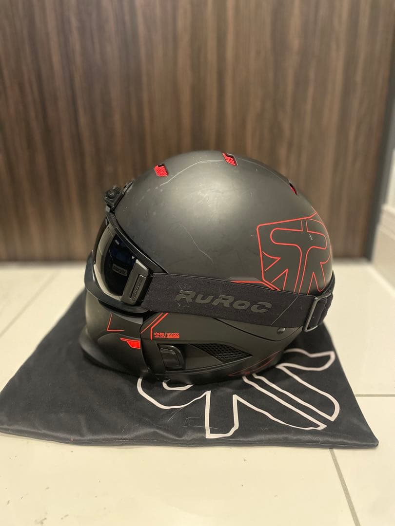 Ruroc スノーボード・スキー用ヘルメット M フルセット