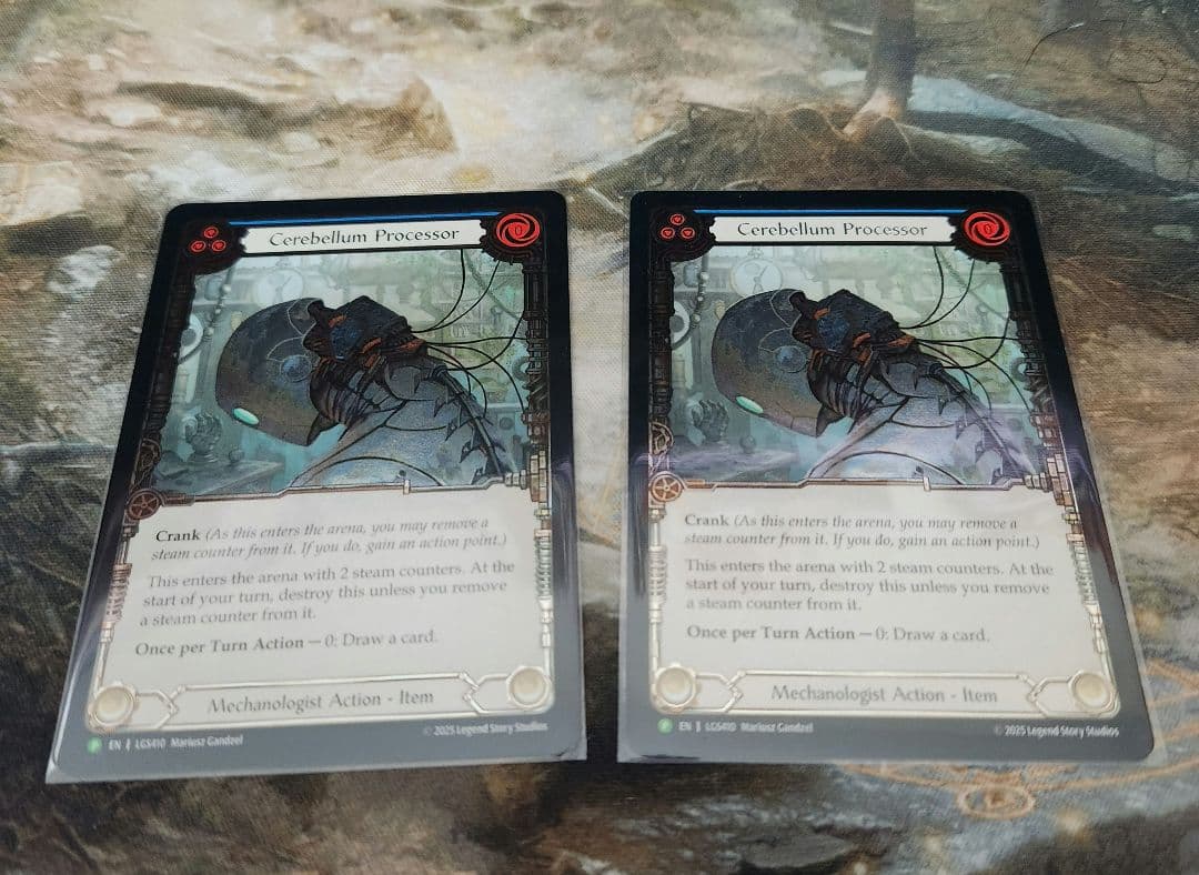 Fab Cerebellum Processor CF プロモ 2枚