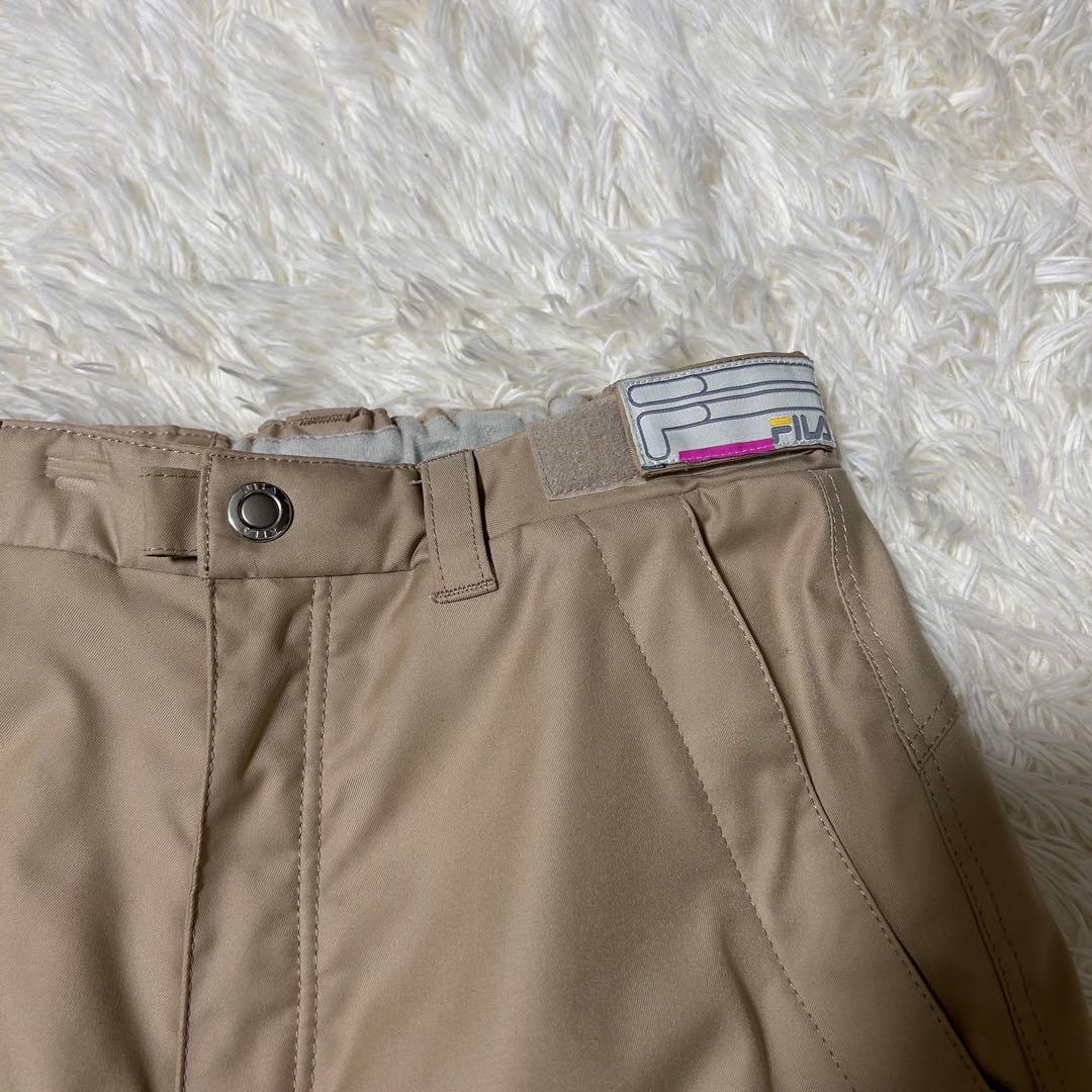 FILA フィラ スキー スノーボード ウェア ベージュ シンプル M Ｌ