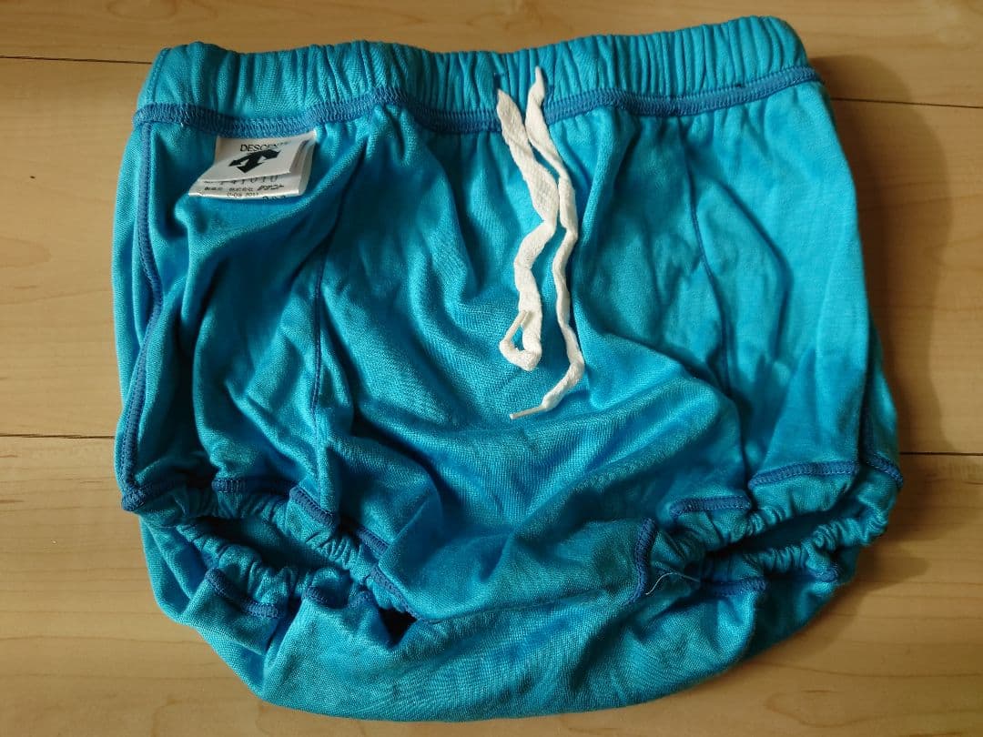 タグ無し未使用 デサント バレー ブルマ 水色 オーダーメイド品 レア LL