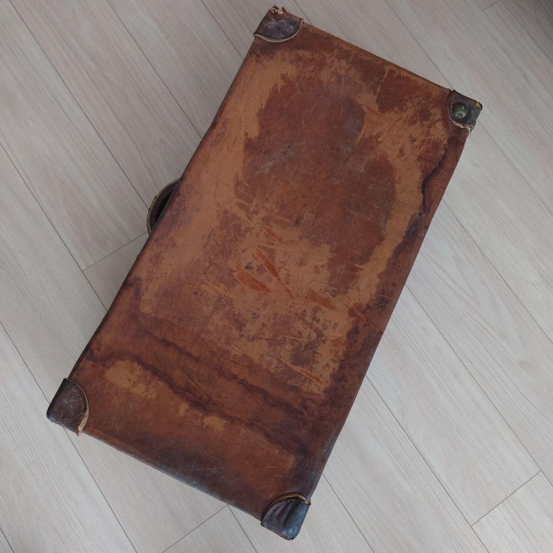 ヴィンテージ レザー トランクケース トランクバッグ レトロ雑貨 古道具
