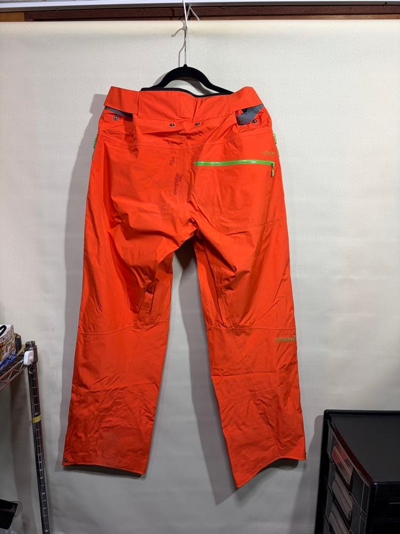 NORRØNA LOFTON GORE-TEX パンツ Mサイズ オレンジ