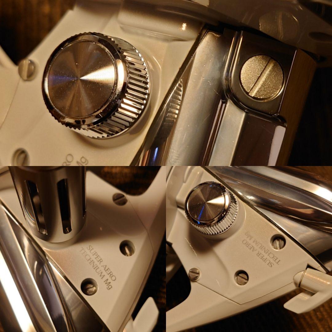 超美品シマノ03スーパーエアロ テクニウムMg 夢屋04スプール 右ハンドル軸付