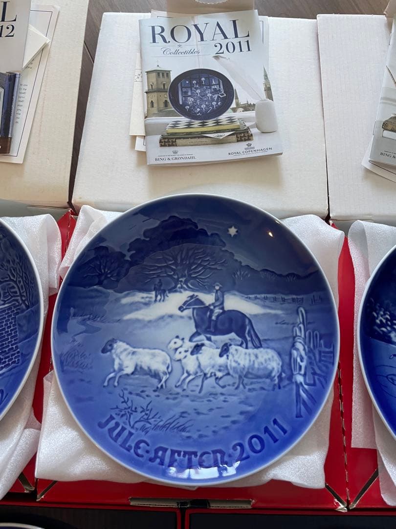 Bing & Grøndahl クリスマスプレート 2010-2016年 7枚
