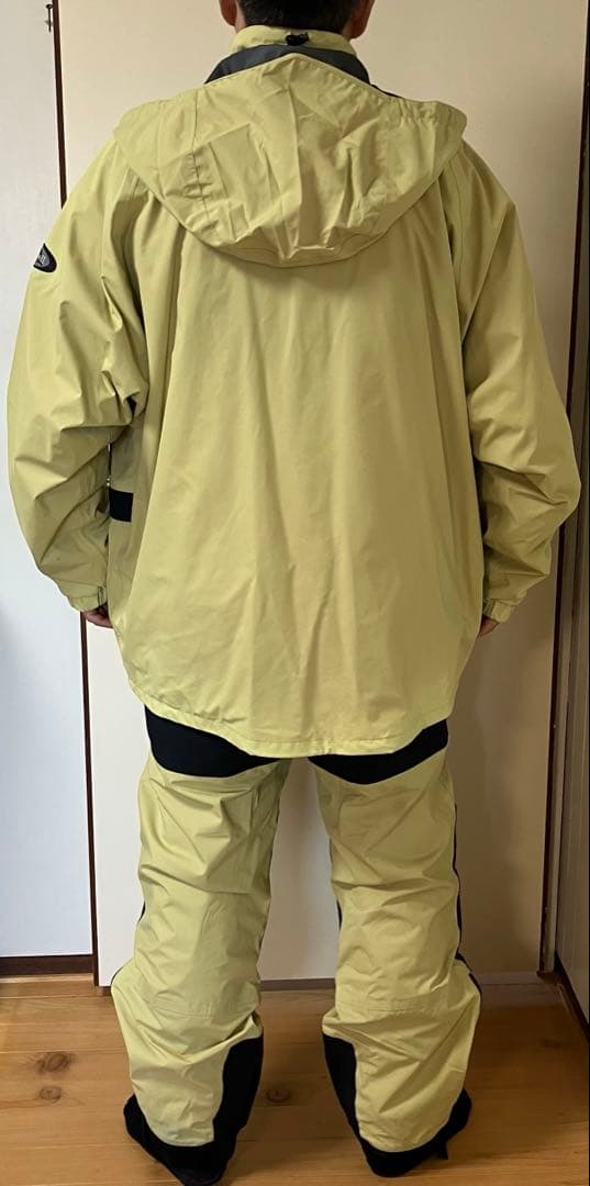 90s OLD mont-bell スキーウェア ライムグリーン セットアップ