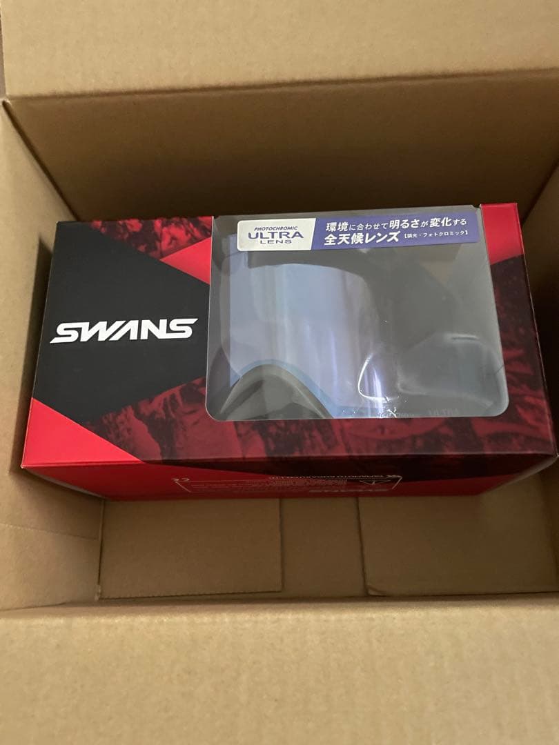 SWANS (スワンズ) 日本製 スキー スノーボード ゴーグル 眼鏡対応